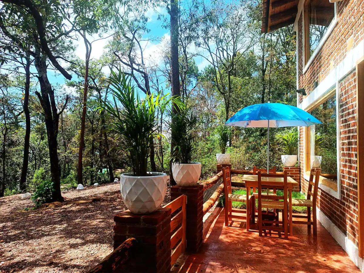 Cabana Para Pareja En El Bosque Ib Acaxochitlán Eksteriør bilde